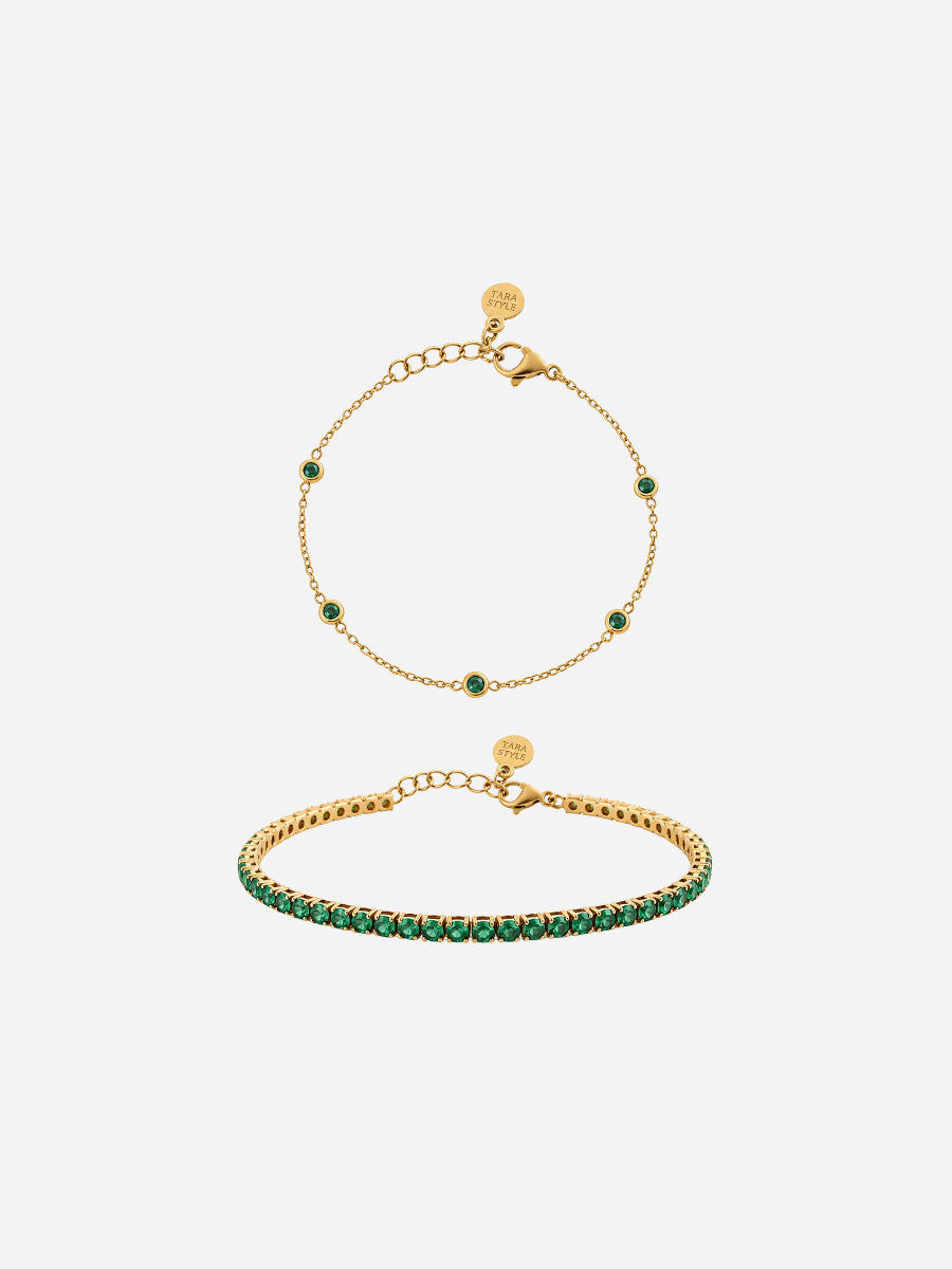 Martina Shiny Stella Bracelet - Armschmuck Set (Wasserfest)