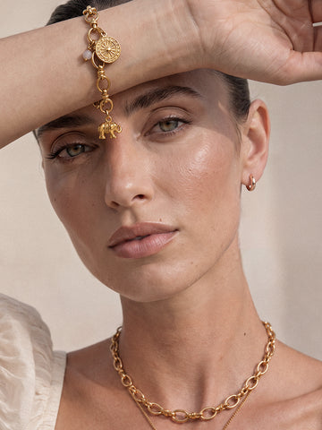 Freya Oriental Charms Bracelet - Armkette (wasserfest)