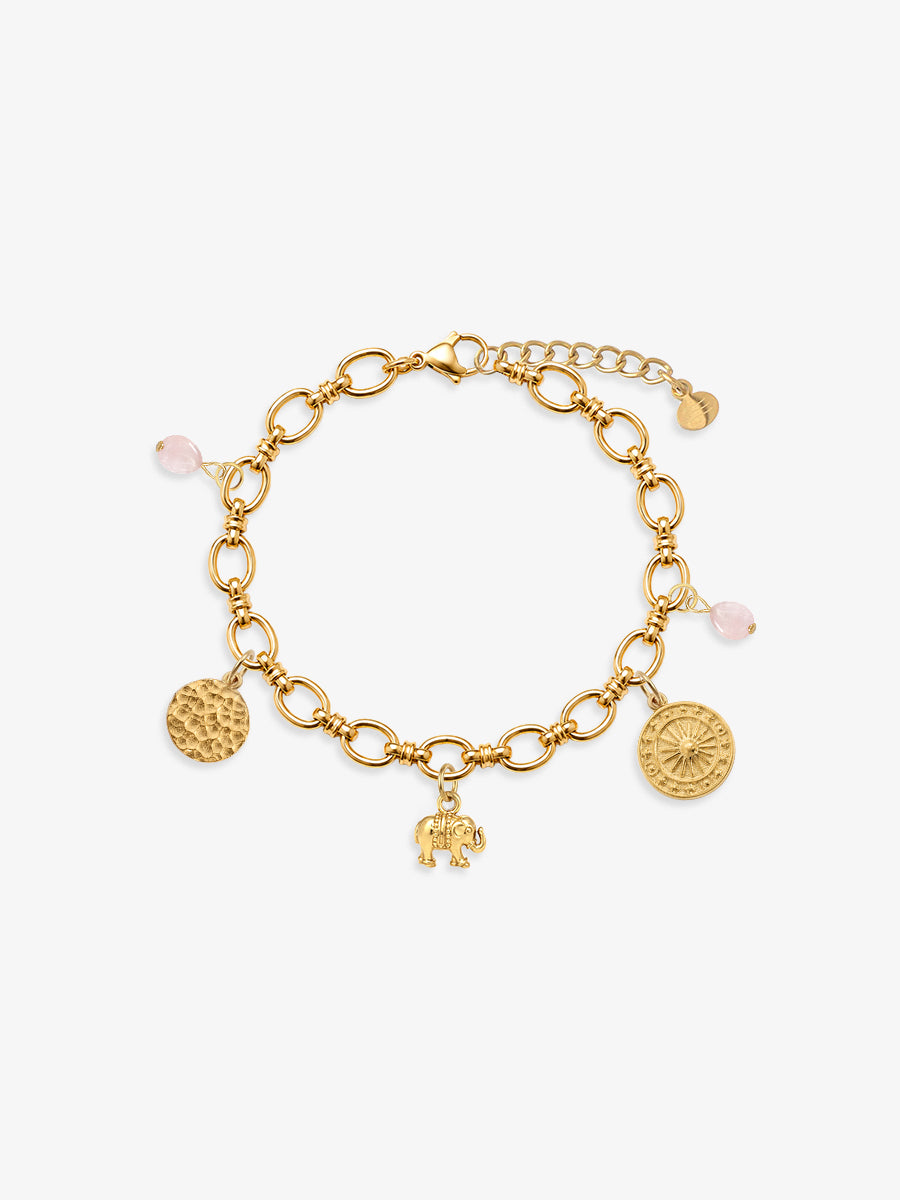 Freya Oriental Charms Bracelet - Armkette (wasserfest)