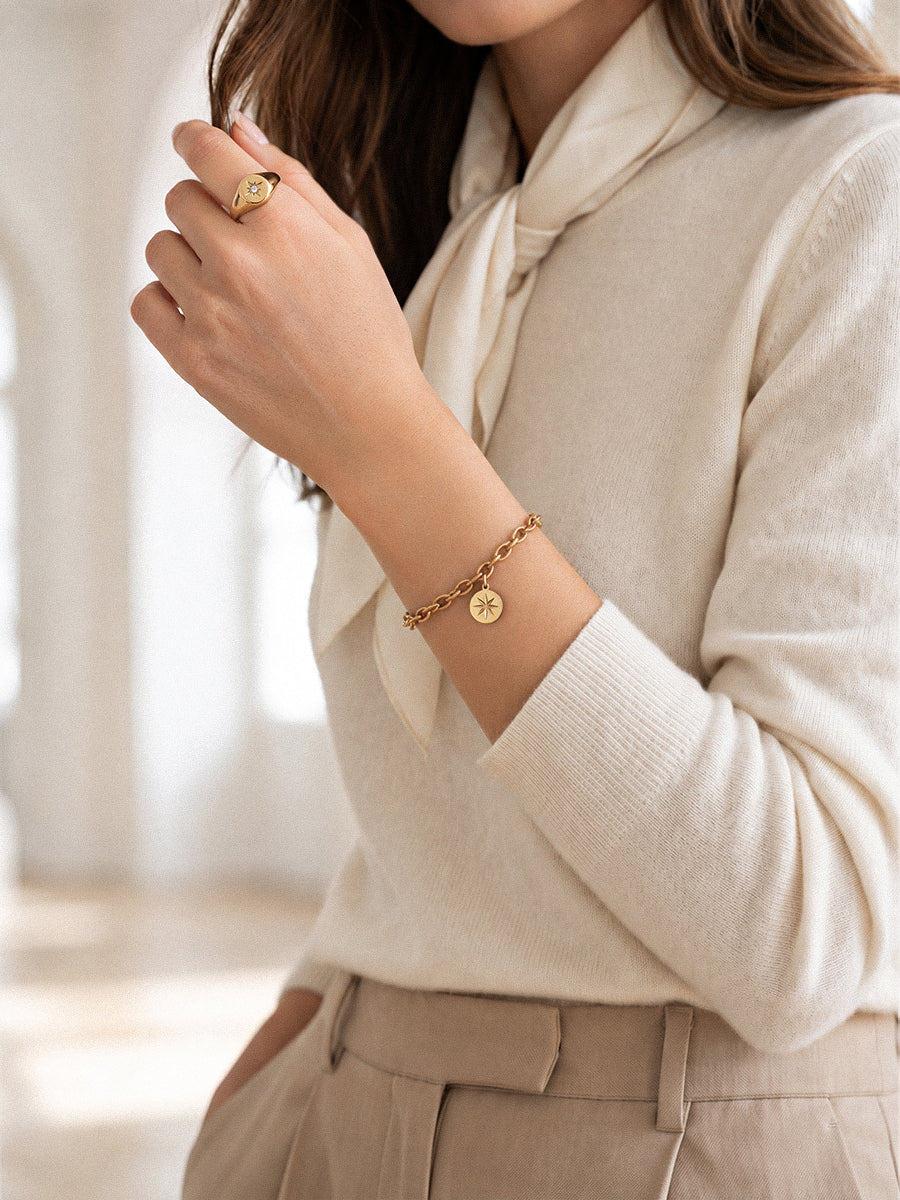 Frieda Flower Bracelet - Armkette (wasserfest)