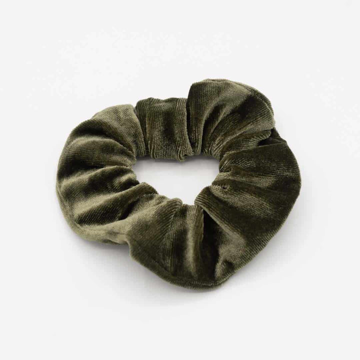 Miriam Scrunchie Wunsch Set - Khaki Samt