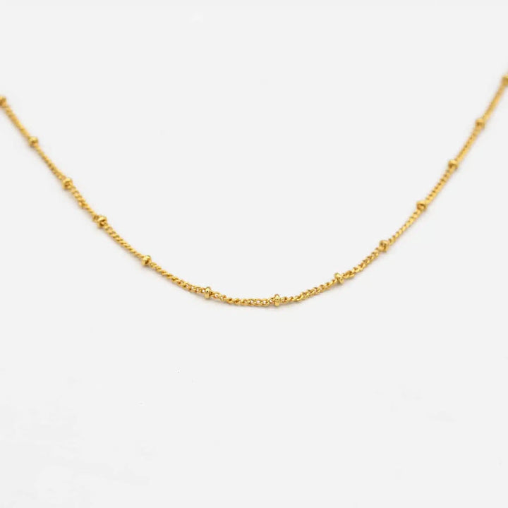 Personalized Necklace mit zwei Anhängern (wasserfest) - A