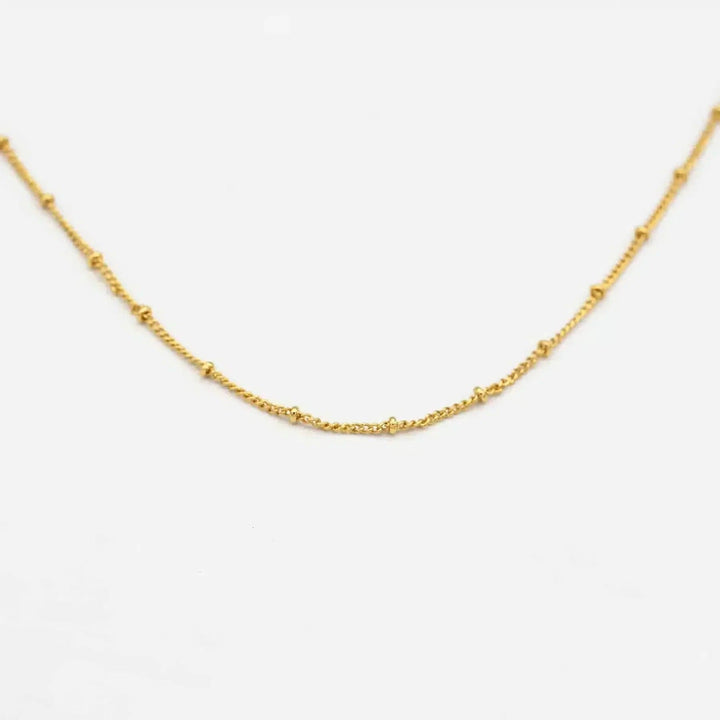 Personalized Necklace mit zwei Anhängern (waterproof) - Q