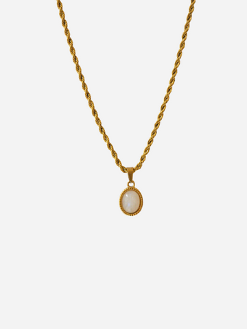 Personalized Twisted Noemi Necklace (wasserfest)