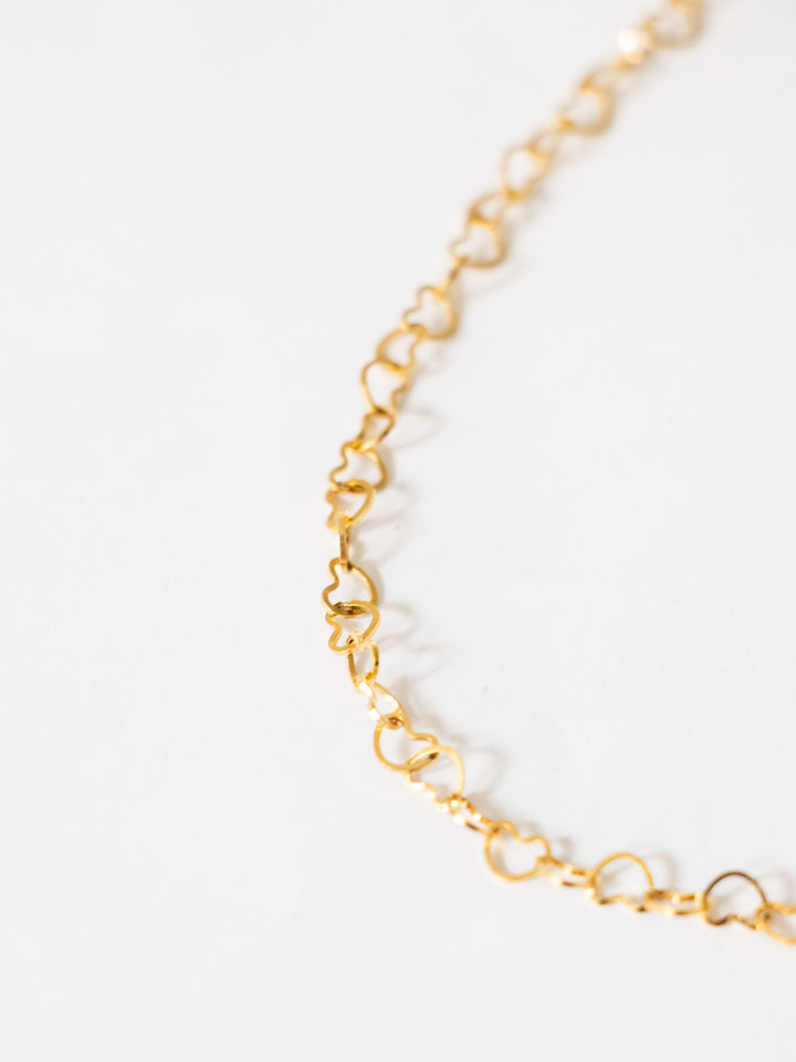 Connected Hearts Necklace - Halskette  (wasserfest)