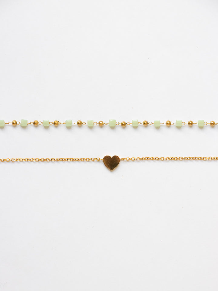 Alyssa Love Bracelet - Armschmuck Set (wasserfest)
