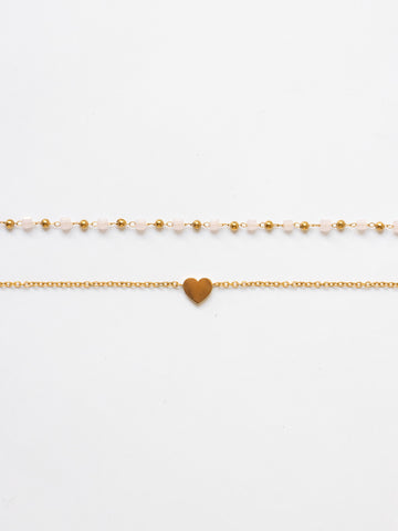 Alyssa Love Bracelet - Armschmuck Set (wasserfest)