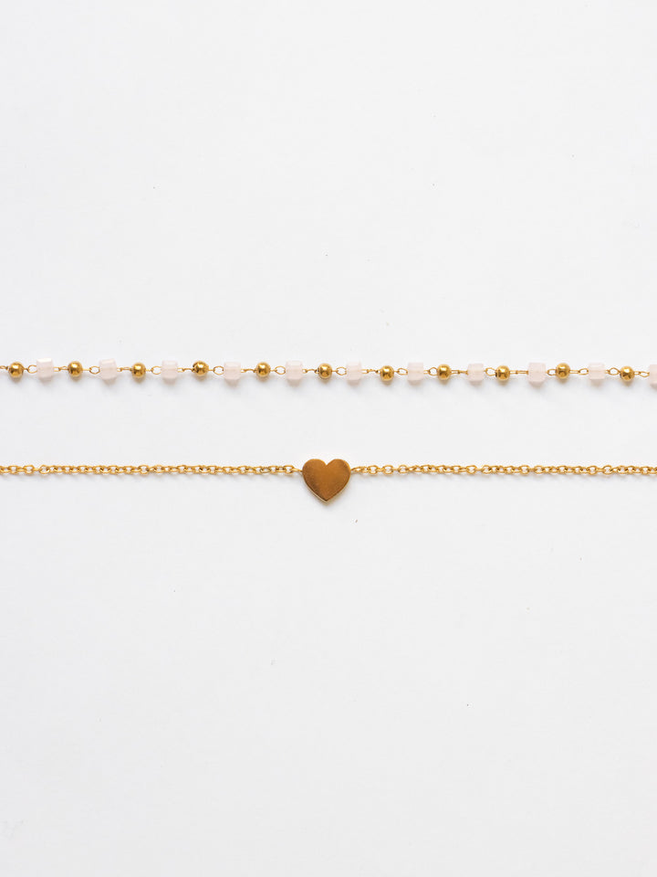 Alyssa Love Bracelet - Armschmuck Set (wasserfest)