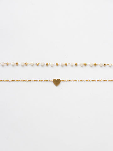Alyssa Love Bracelet - Armschmuck Set (wasserfest)