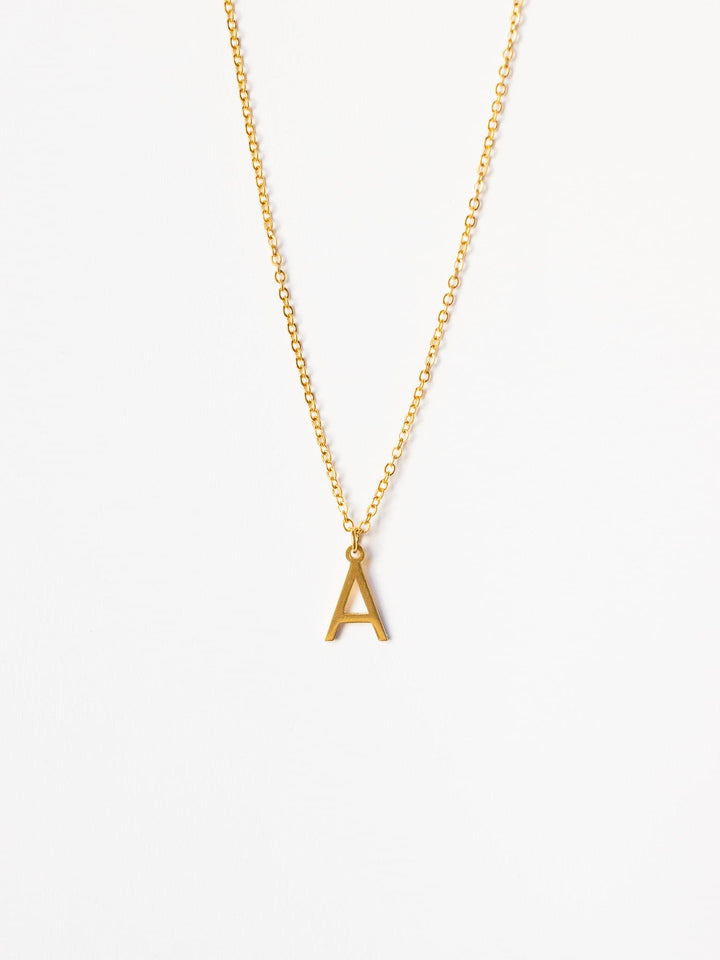 Personalized Letter Necklace - Buchstabenkette (waterproof)