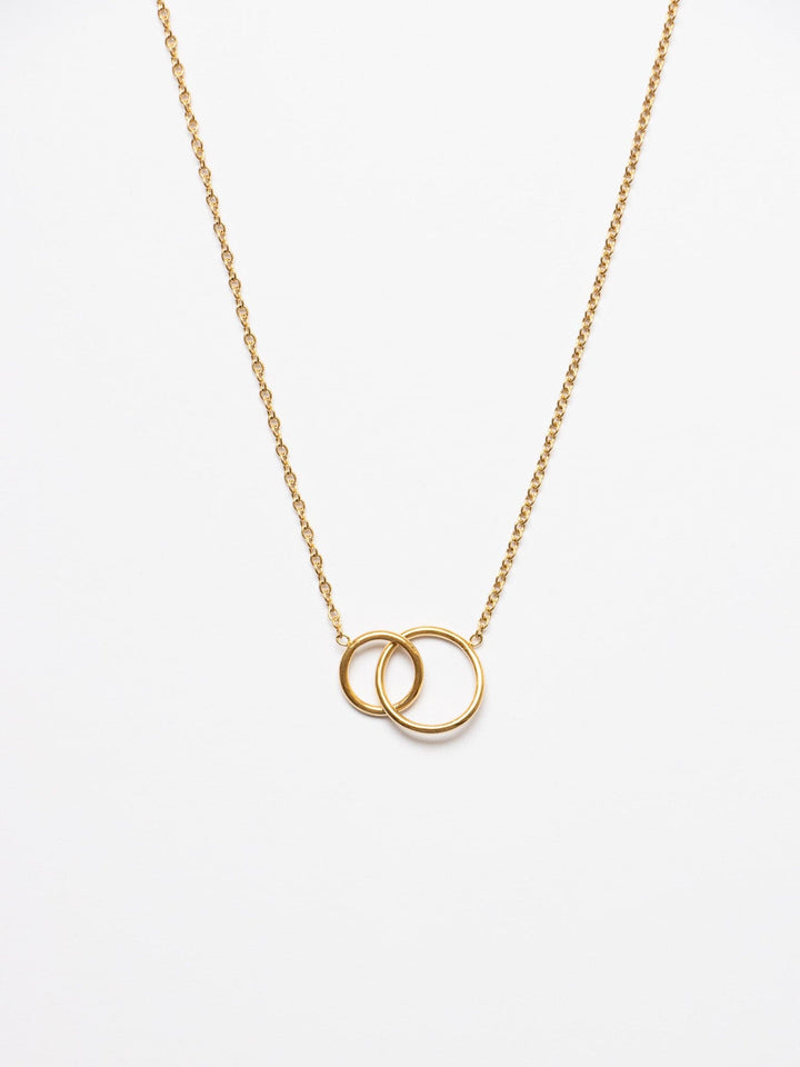 Two Circles Necklace - Halskette (wasserfest)