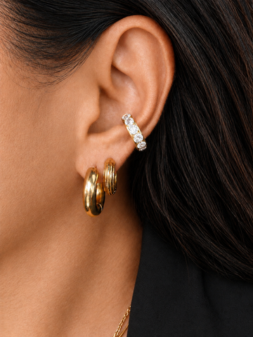 Shiny Royal Earcuff - Ohrklemme (wasserfest)