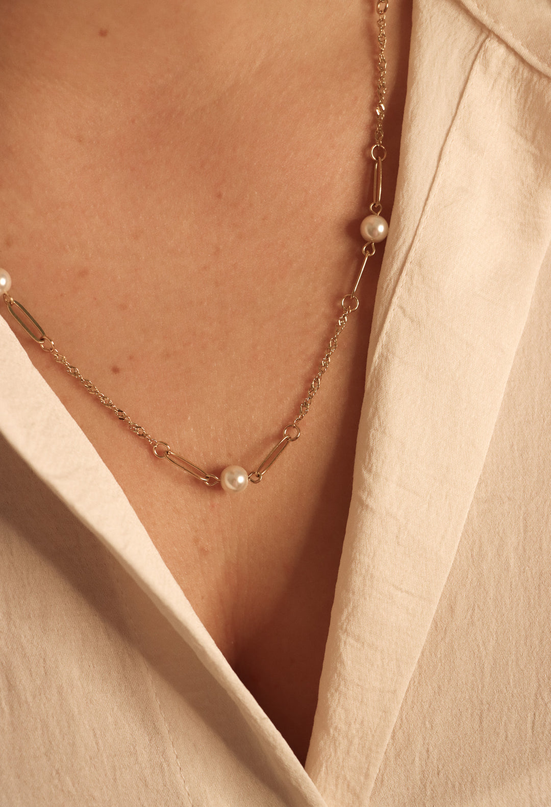Brooklyn Pearl Necklace - Halskette (wasserfest)
