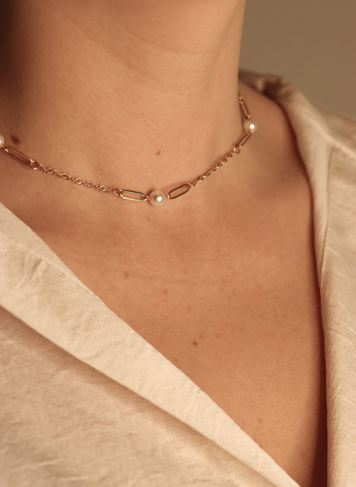 Brooklyn Pearl Necklace - Halskette (wasserfest)
