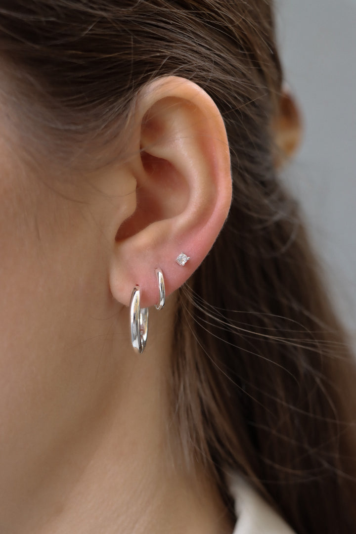 Ava Bold Infinity Hoop - Creolen (wasserfest)