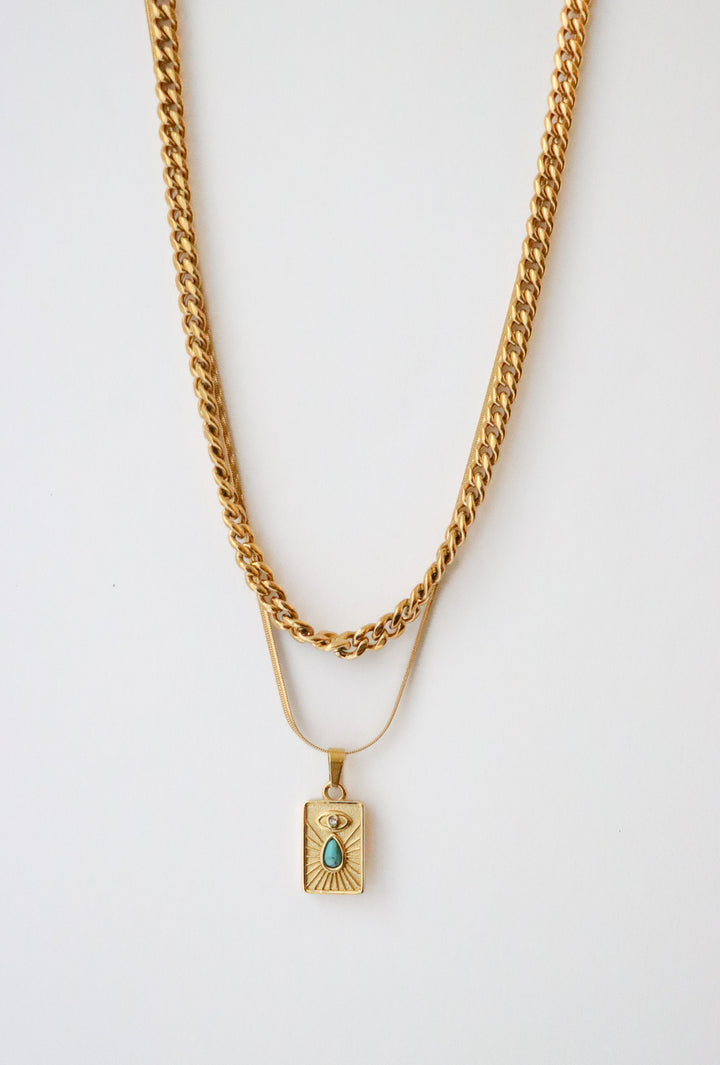 Thalia Cuba Necklace - Halsketten Layering Set (waterproof)