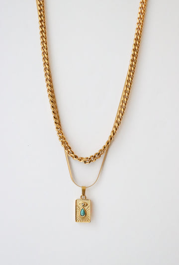 Thalia Cuba Necklace - Halsketten Layering Set (wasserfest)