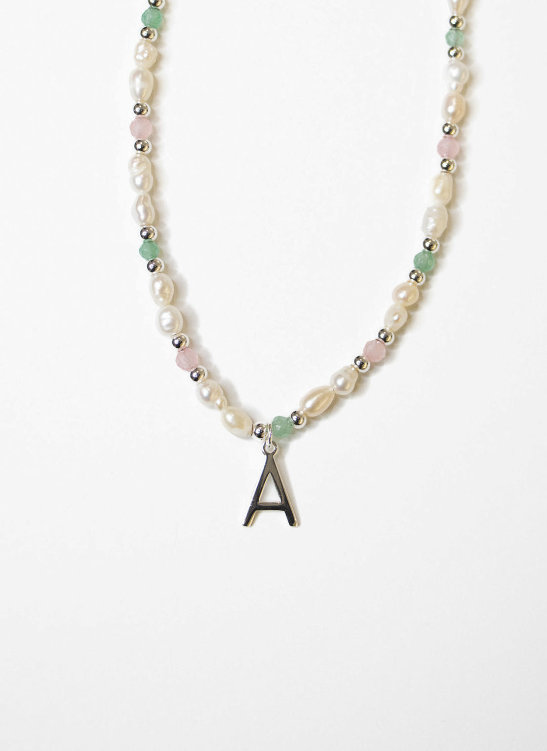 Personalized Santorini Letter Necklace - Halskette (wasserfest)