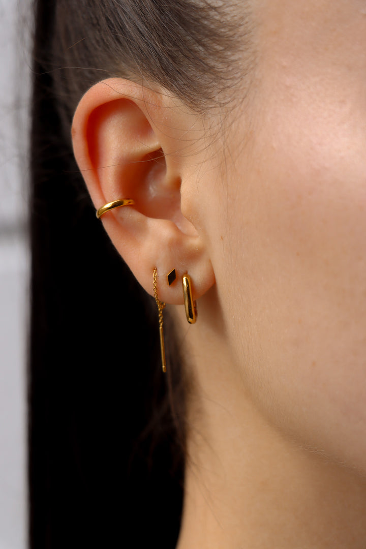 Diamond Chain Earrings (wasserfest)