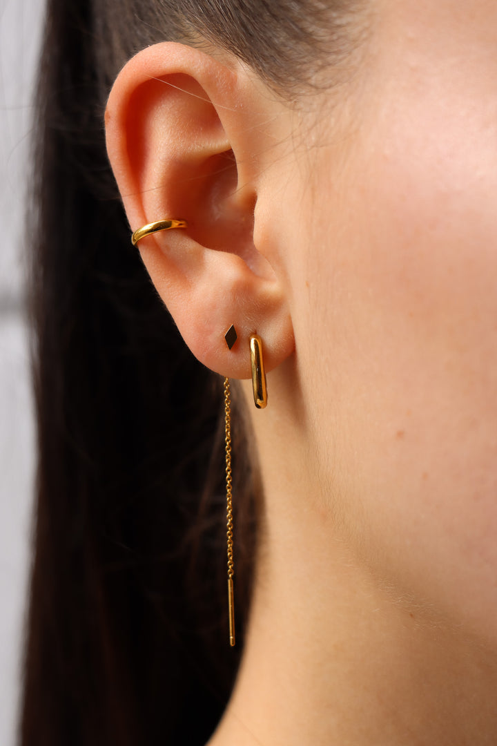 Diamond Chain Earrings (wasserfest)