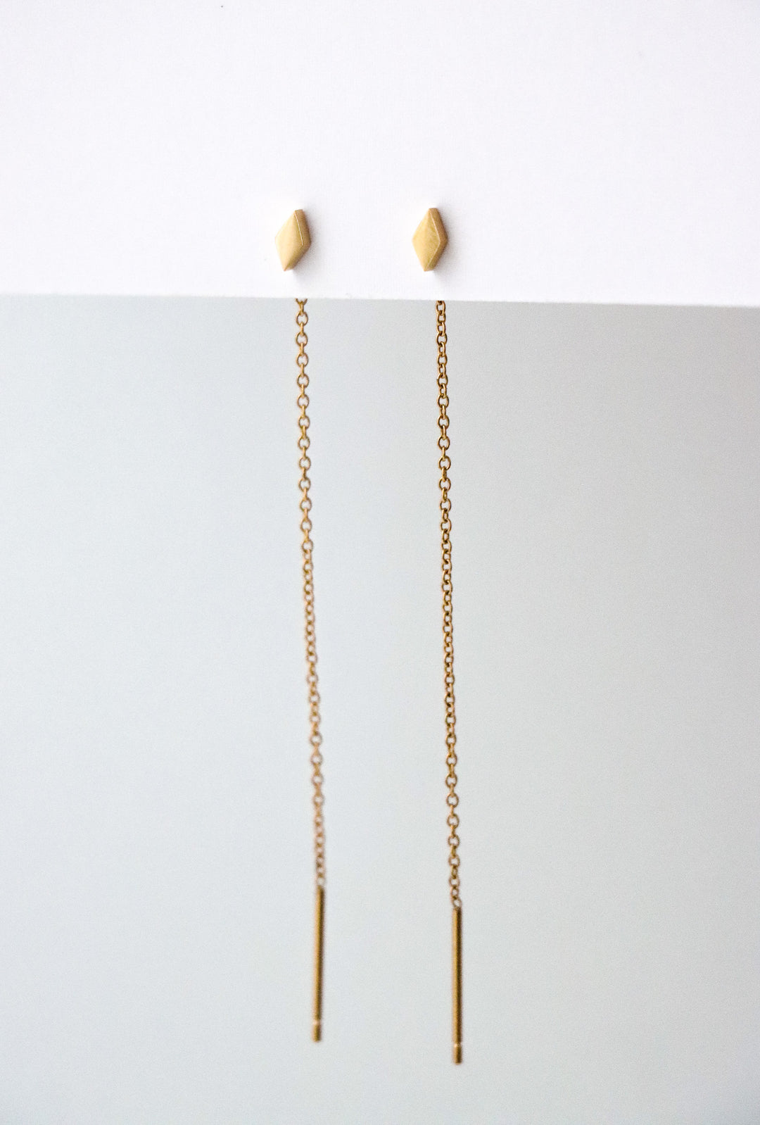 Diamond Chain Earrings (wasserfest)
