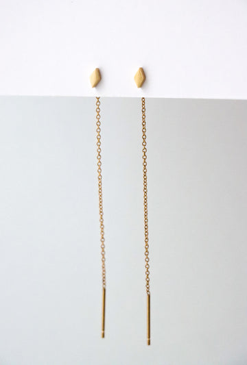Diamond Chain Earrings (wasserfest)