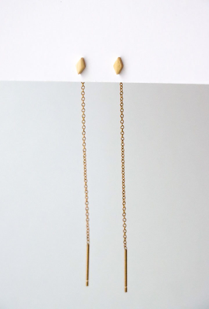 Diamond Chain Earrings (wasserfest)