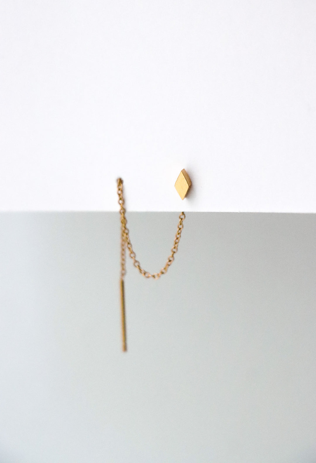 Diamond Chain Earrings (wasserfest)