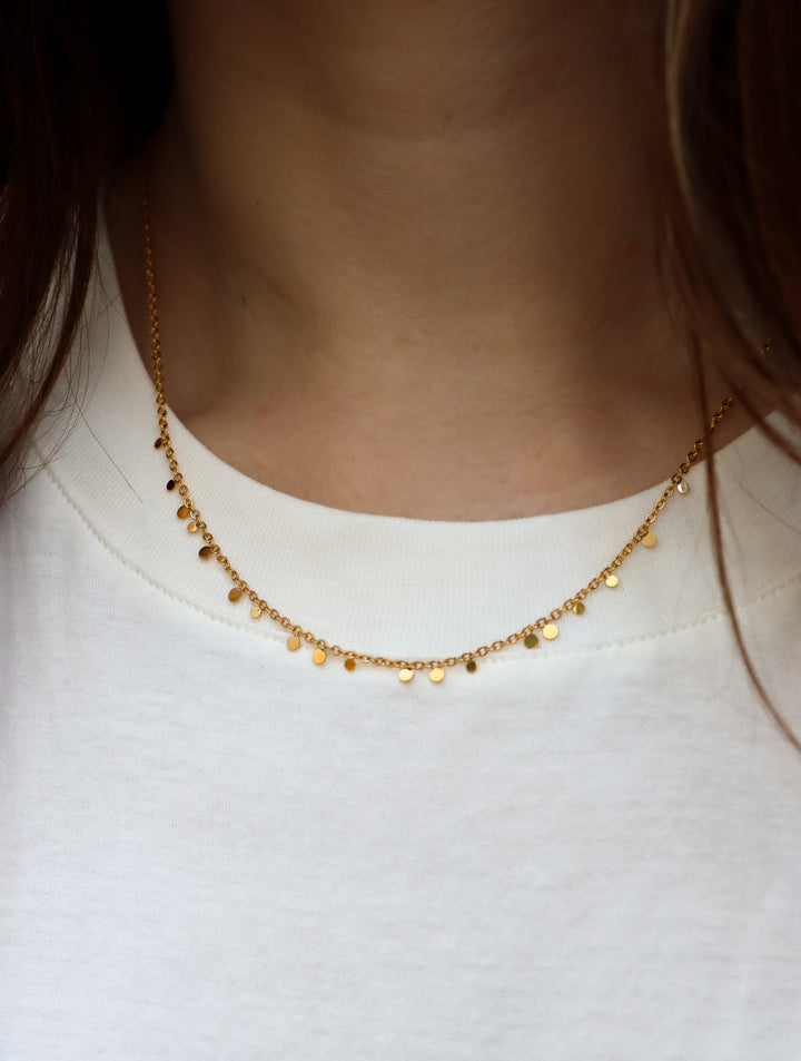 Boho Coins Necklace - Halskette (wasserfest)