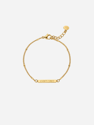 Personalized Mila City Tag Bracelet - Armband (wasserfest)