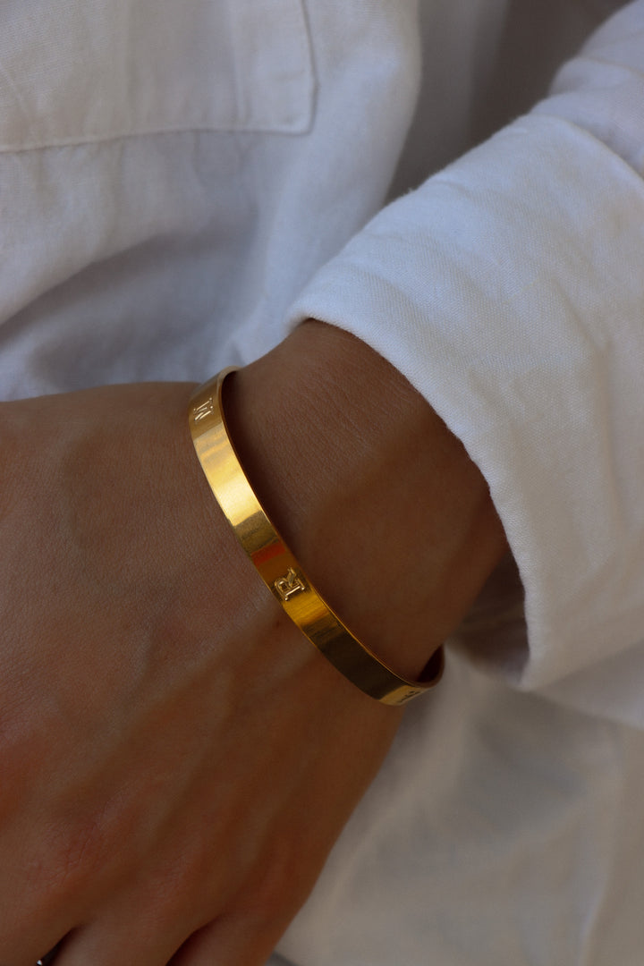 Lisa Karma Bangle - Armreif (wasserfest)