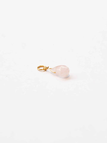 Personalized Valeria Stone Necklace - Buchstabenkette (wasserfest) - Onyx