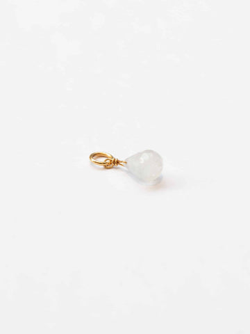 Personalized Valeria Stone Necklace - Buchstabenkette (wasserfest) - Onyx