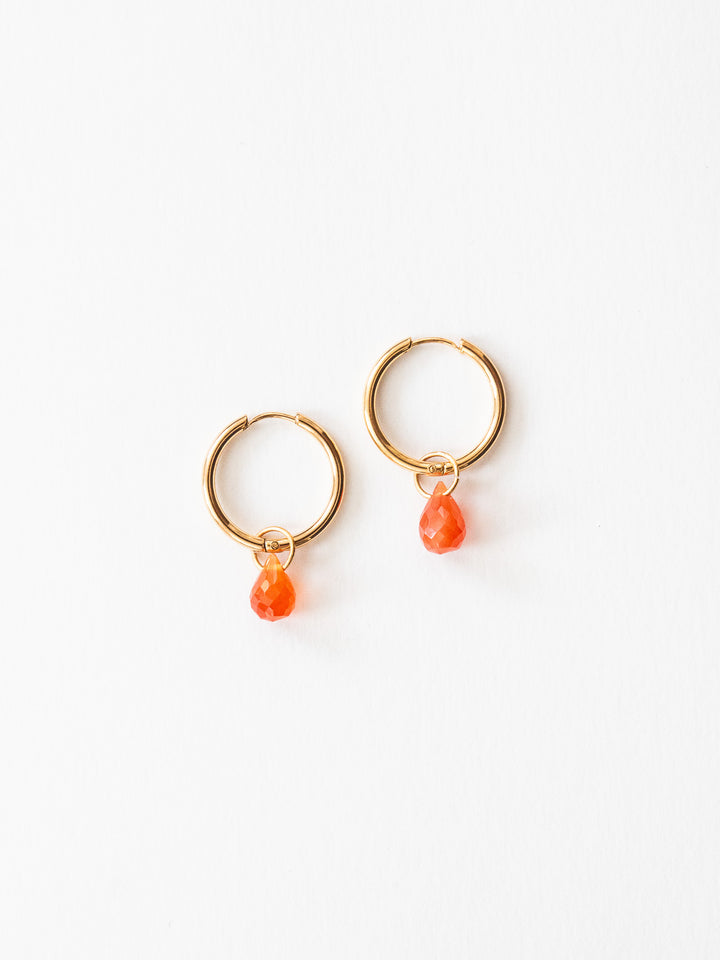 Personalized Ava Hoops (waterproof)