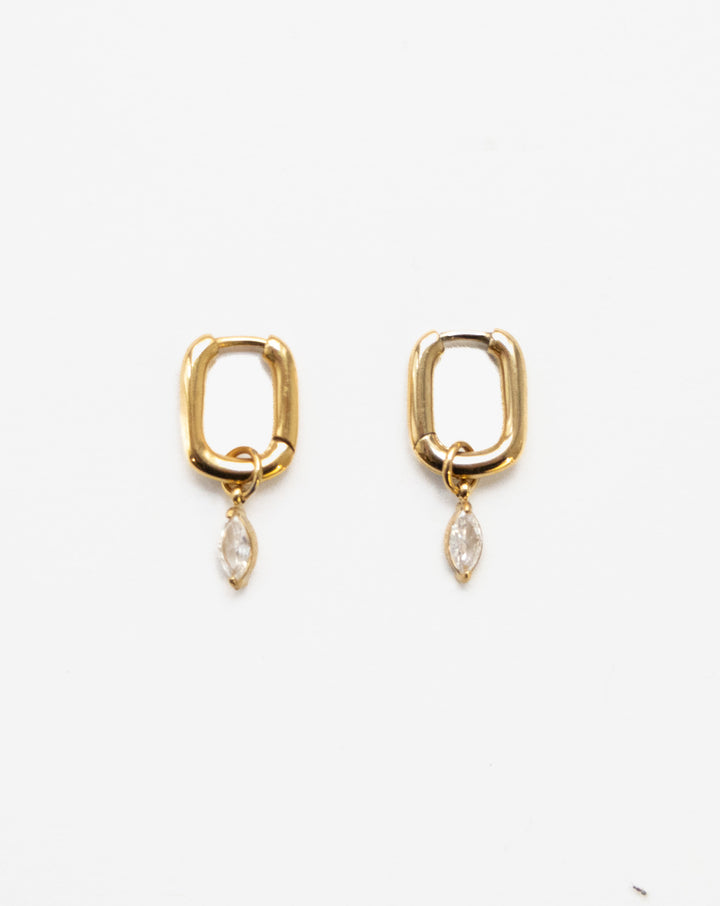 Madison Marquise Zircone Hoop - Creolen (wasserfest)