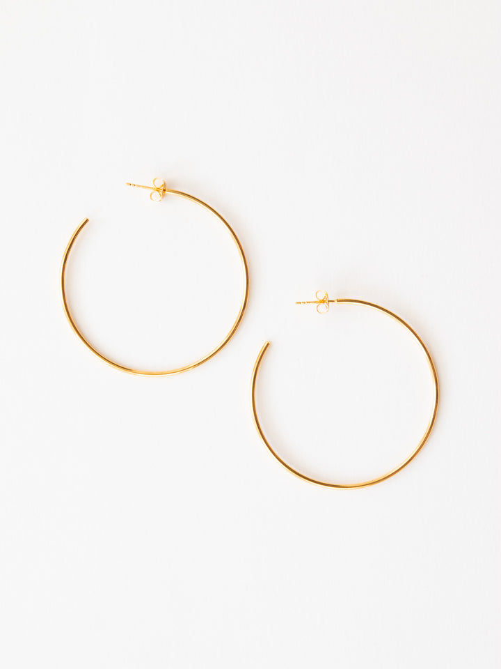 Malia Hoops - filigrane Creolen (wasserfest)