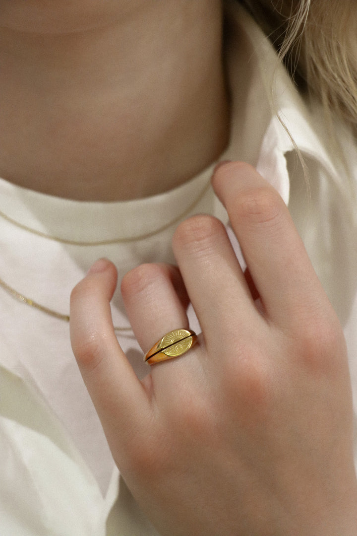 Sun Ring - Fingerring (wasserfest)