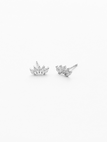 Crystal Flower Stud - Ohrstecker (wasserfest)