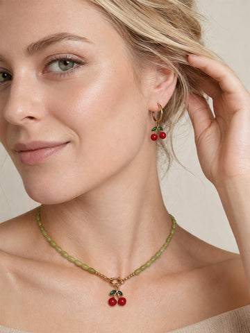 Ava Infinity Cherry Hoop - Creolen (wasserfest)