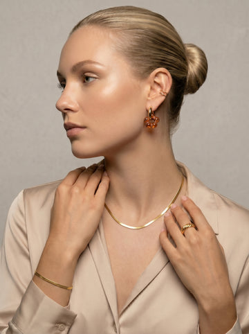 Everyday Honey Flower Hoops - 6er-Anhänger Set