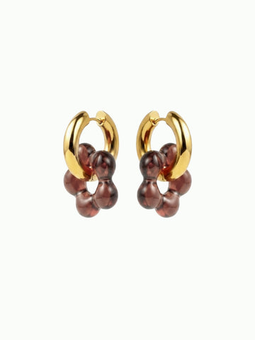 Everyday Honey Flower Hoops - 6er-Anhänger Set