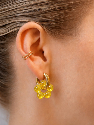 Everyday Honey Flower Hoops - 6er-Anhänger Set