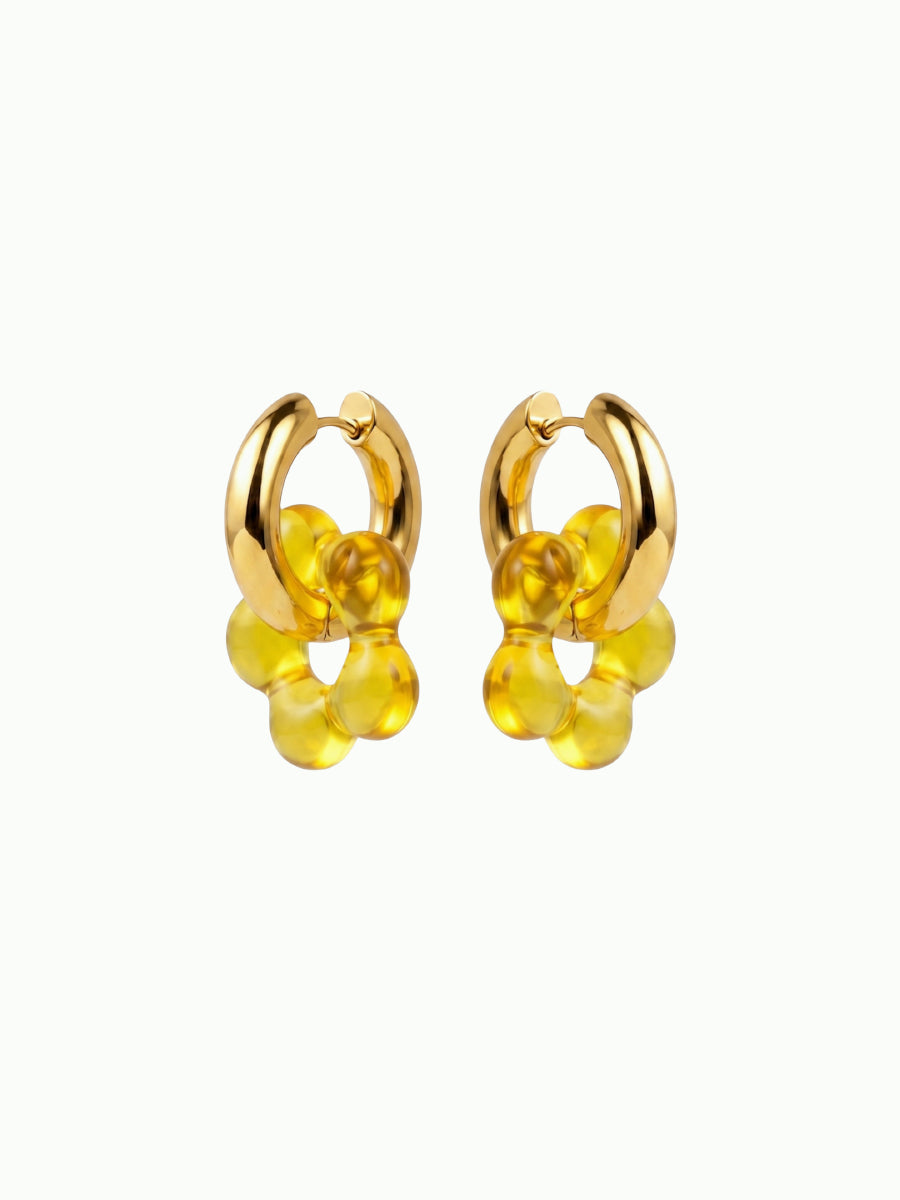Everyday Honey Flower Hoops - 6er-Anhänger Set