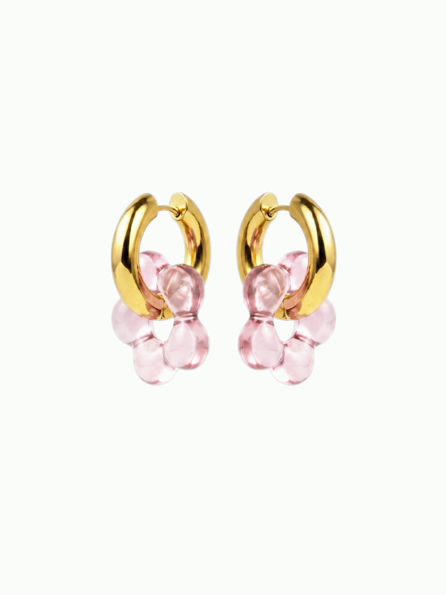 Everyday Bloom Crush Hoops - 6er-Anhänger Set