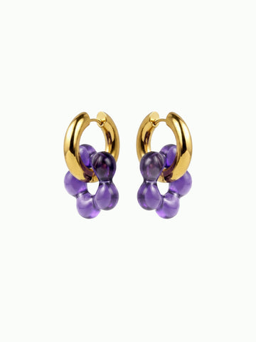 Everyday Bloom Crush Hoops - 6er-Anhänger Set