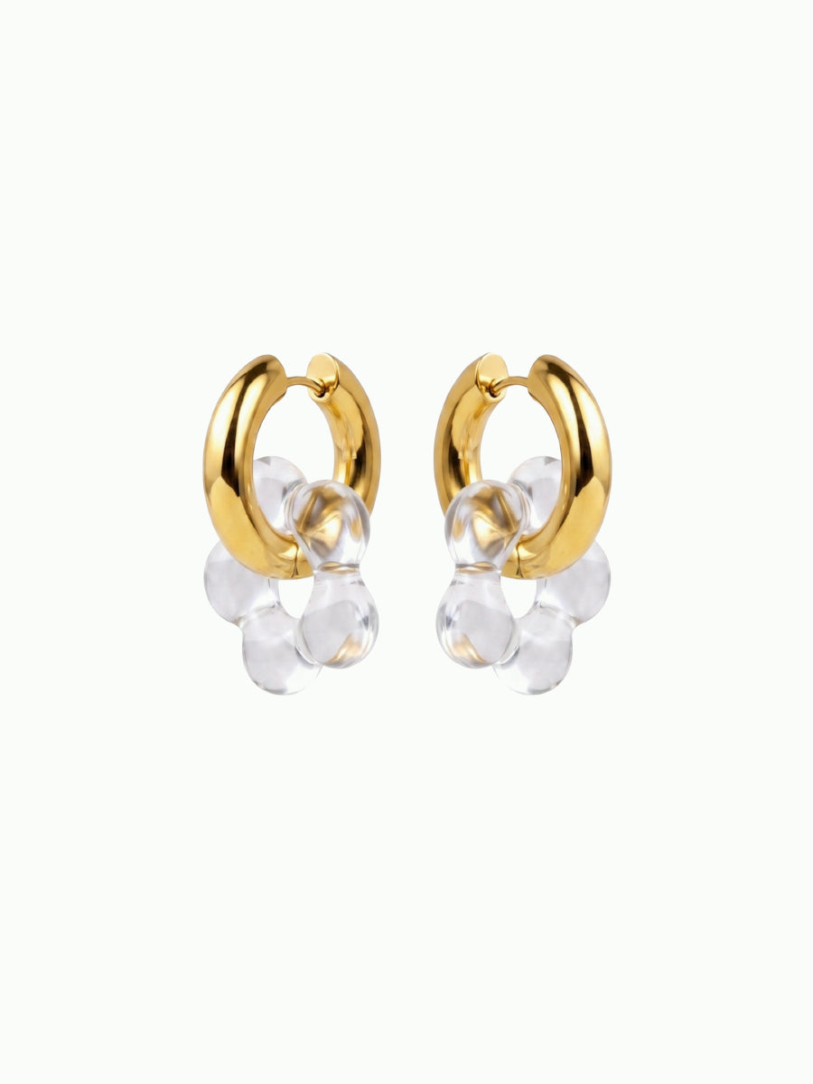 Everyday Honey Flower Hoops - 6er-Anhänger Set