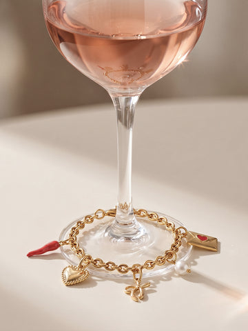 Personalized Amore Charm Bracelet - Armkette (wasserfest)