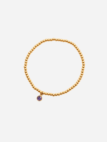 Personalized Zircone Birthstone Sia Bracelet - Armband (wasserfest)