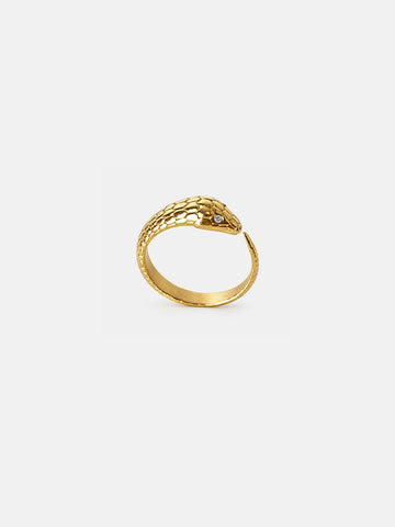 Shiny Snake Ring - Fingerring (wasserfest)