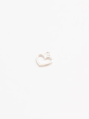 Personalized Simple Heart Charm - Anhänger (wasserfest)
